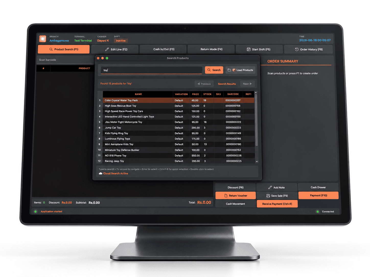 Zentrix Cloud POS available through the Microsoft Store